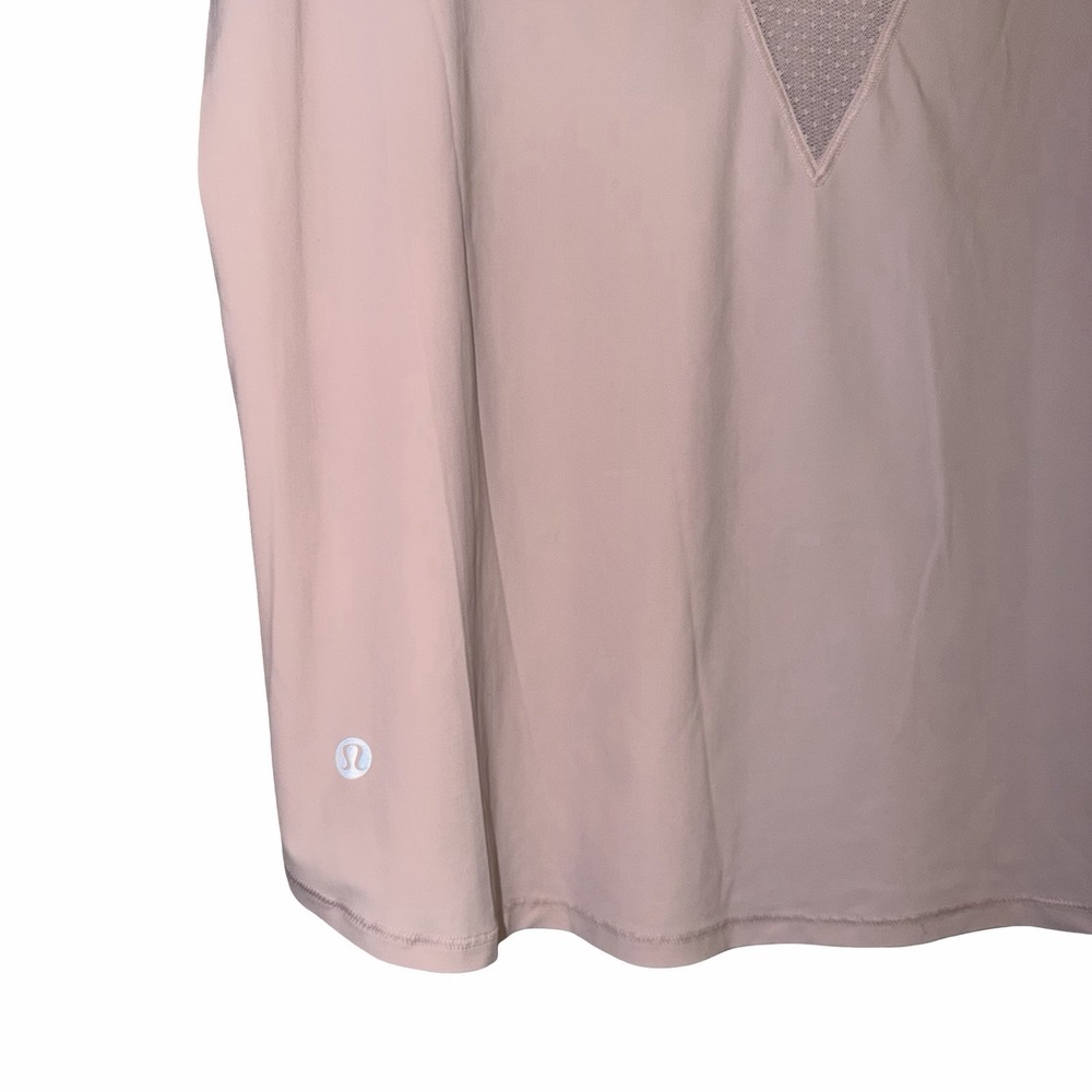 Lululemon For The Run Tee With Mesh v. Blush Women's 12/14 - Picture 4 of 5
